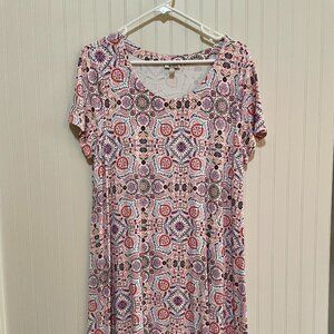 Talbots Floral Print Summer Dress